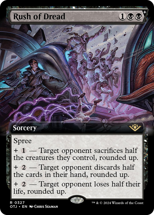 Rush of Dread (Extended Art) [Outlaws of Thunder Junction] [Foil]