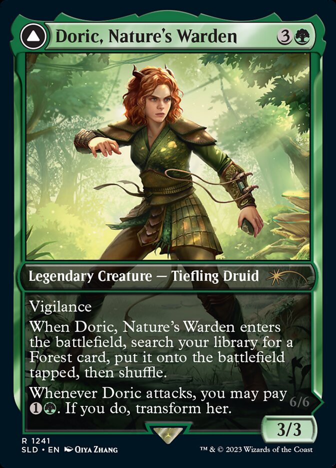 Doric, Nature's Warden // Doric, Owlbear Avenger [Secret Lair Drop Series] [Foil]