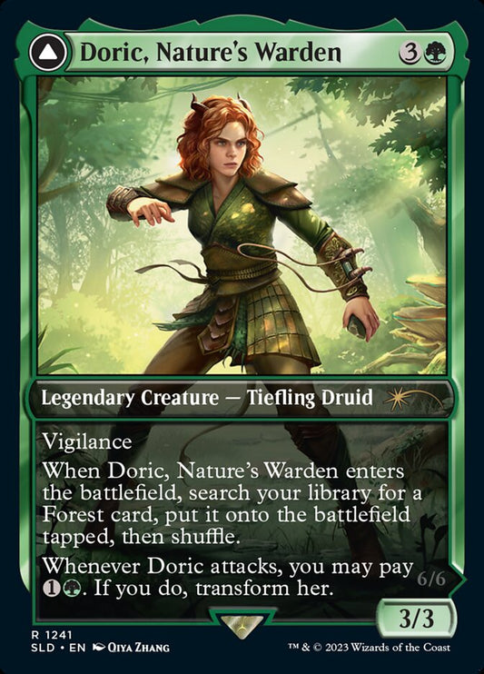 Doric, Nature's Warden // Doric, Owlbear Avenger [Secret Lair Drop Series] [Foil]