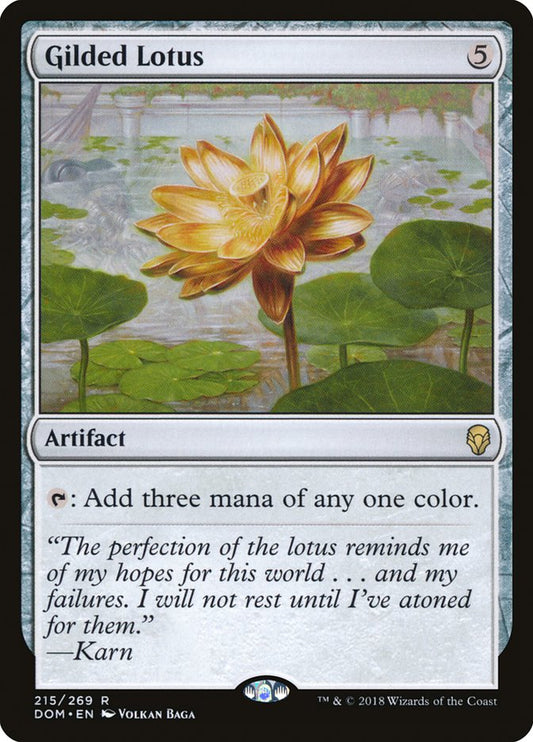 Gilded Lotus [Dominaria] [Foil]
