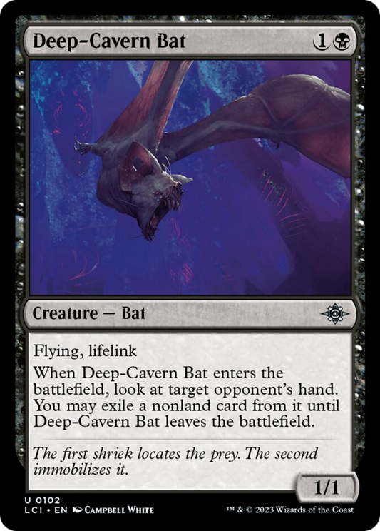 Deep-Cavern Bat [The Lost Caverns of Ixalan] [Foil]