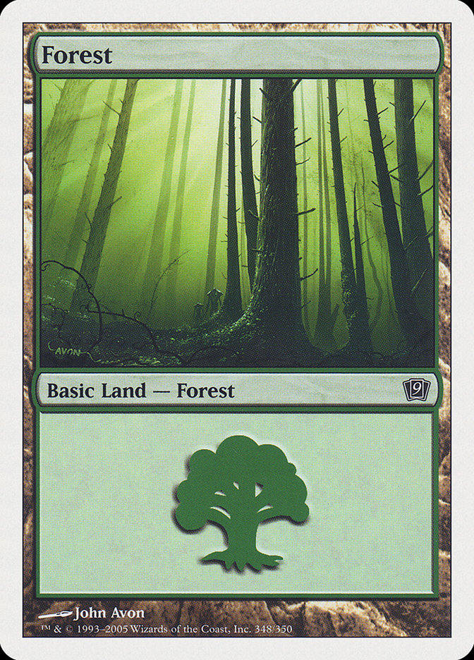 Forest (348) [Ninth Edition] [Foil]