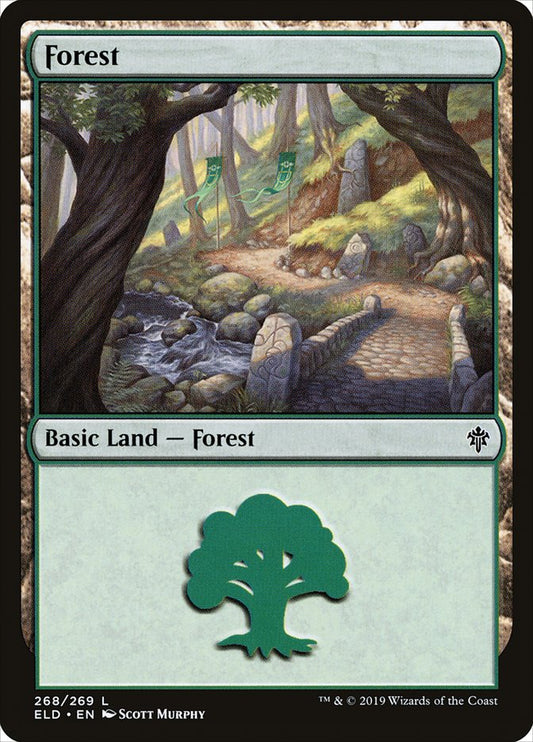 Forest (268) [Throne of Eldraine] [Foil]