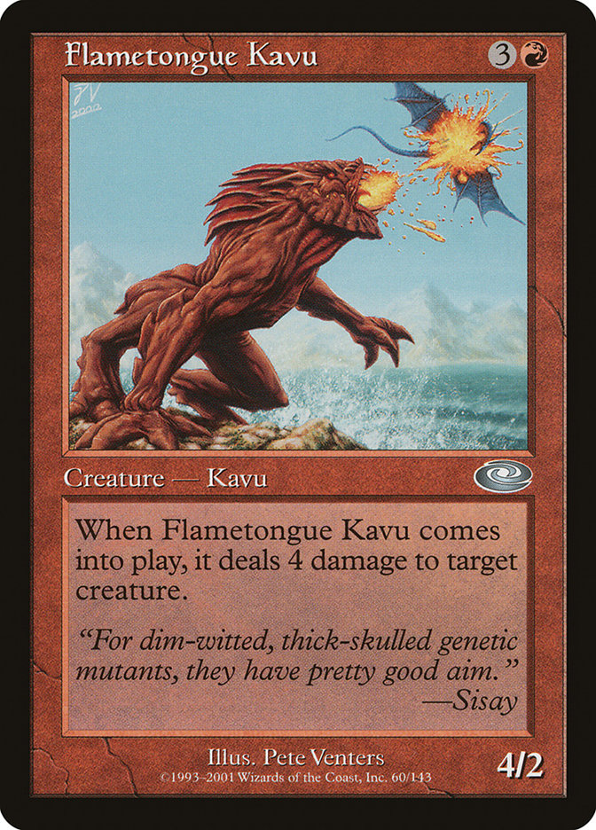 Flametongue Kavu [Planeshift] [Foil]