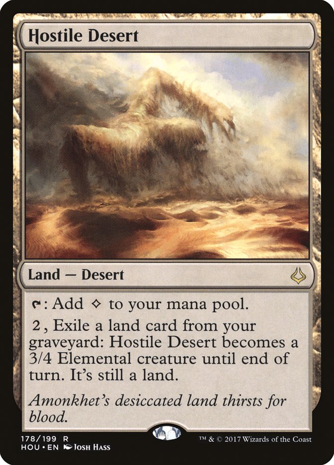 Hostile Desert [Hour of Devastation] [Foil]