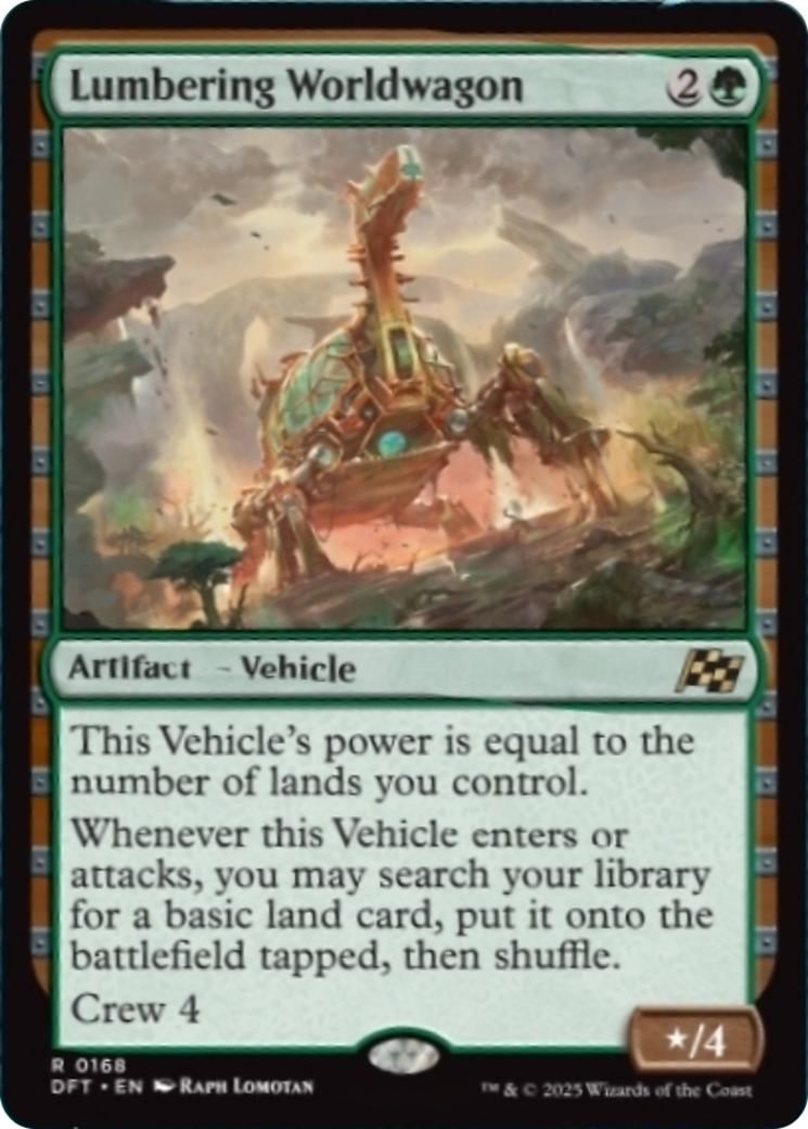 Lumbering Worldwagon [Aetherdrift] [Foil]