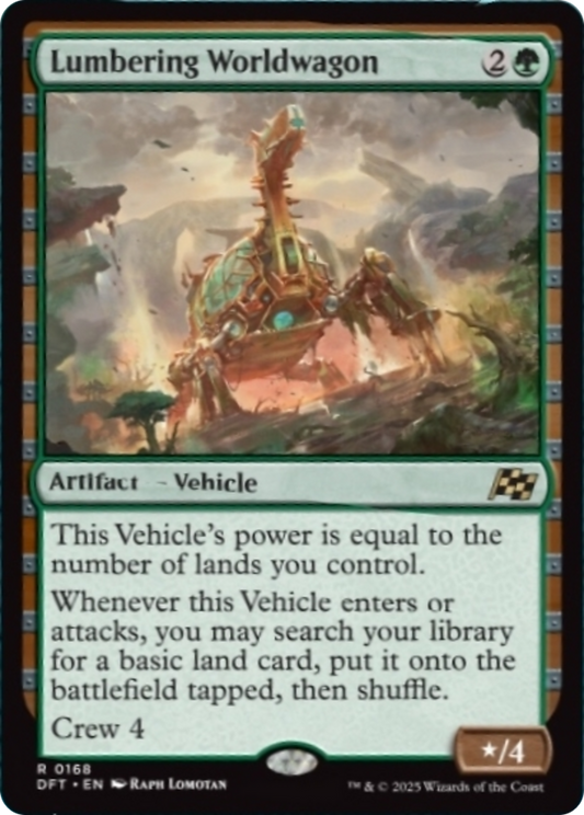 Lumbering Worldwagon [Aetherdrift] [Foil]