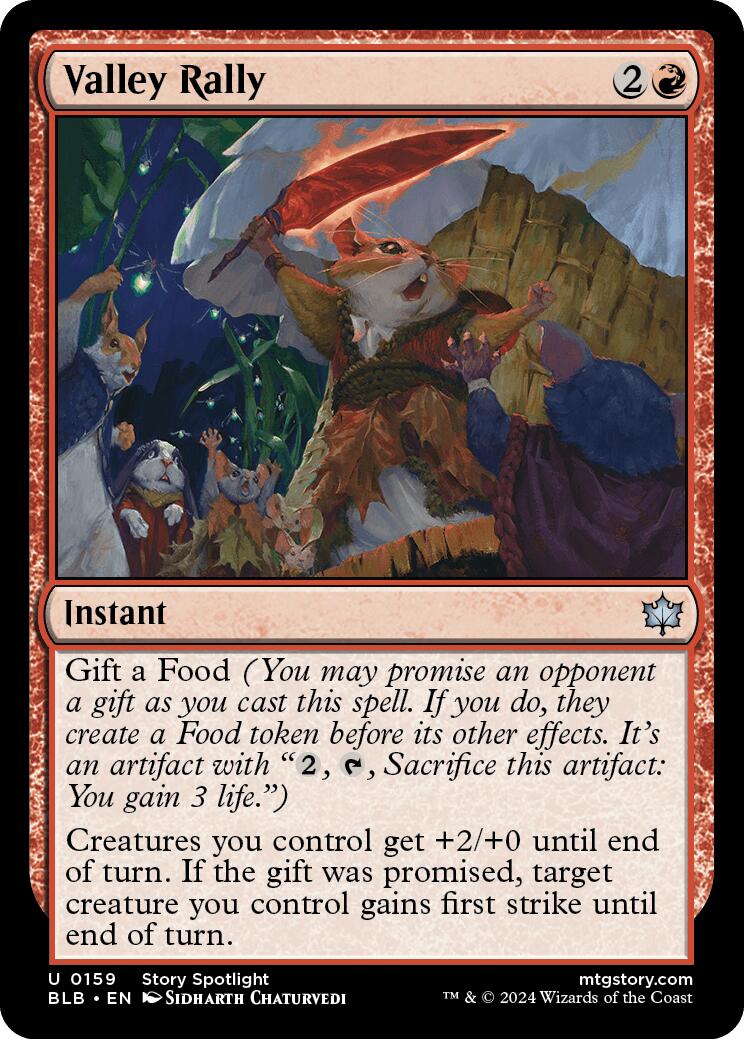Valley Rally [Bloomburrow] [Foil]