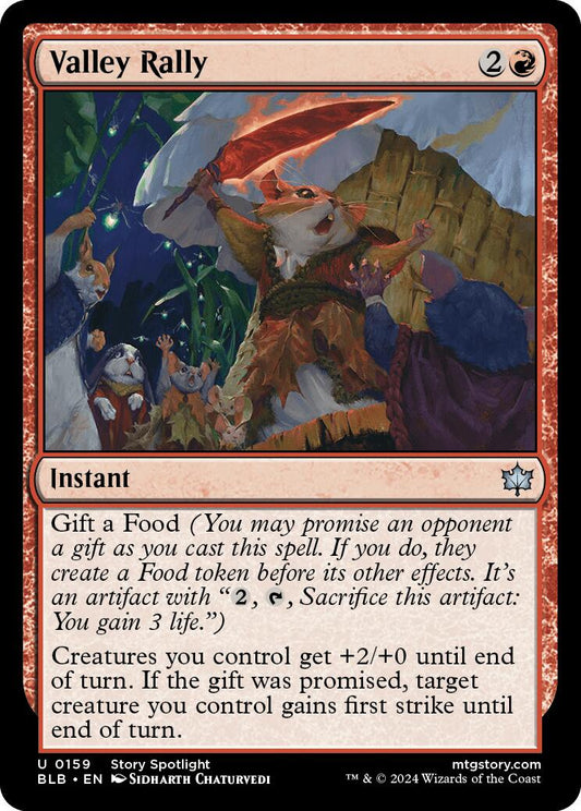 Valley Rally [Bloomburrow] [Foil]