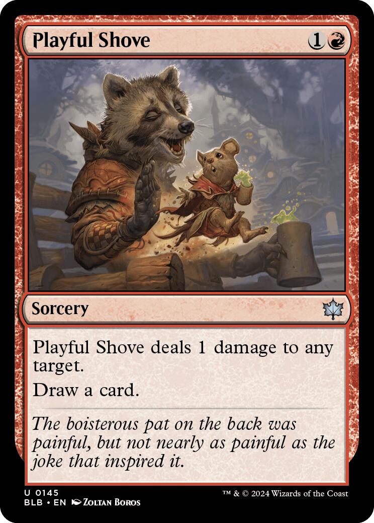 Playful Shove [Bloomburrow] [Foil]