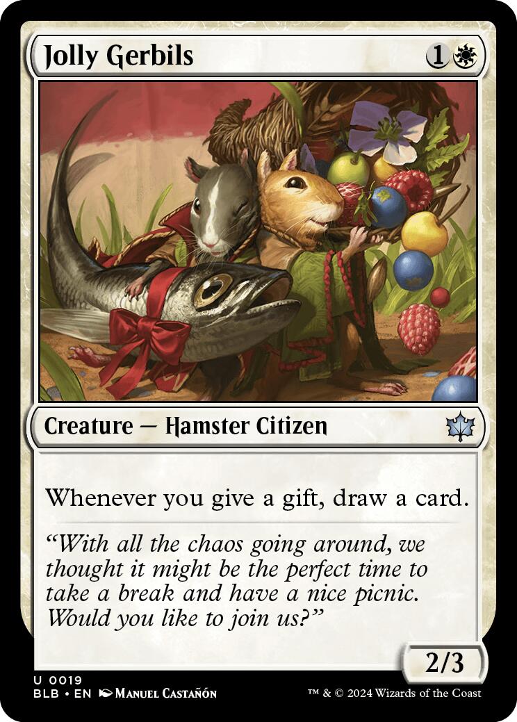 Jolly Gerbils [Bloomburrow] [Foil]