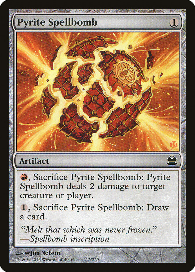 Pyrite Spellbomb [Modern Masters] [Foil]