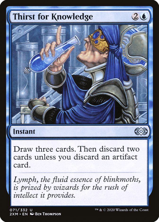 Thirst for Knowledge [Double Masters] [Foil]