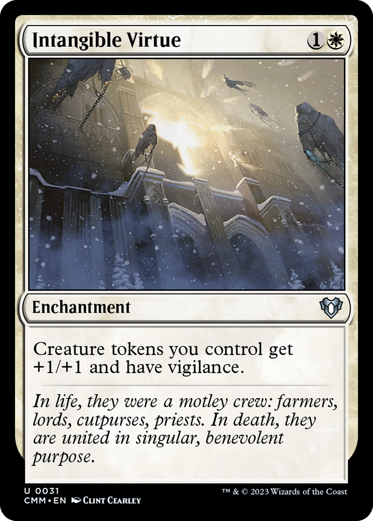 Intangible Virtue [Commander Masters] [Foil]
