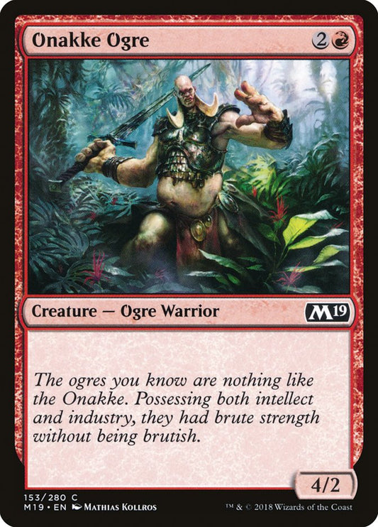 Onakke Ogre [Core Set 2019] [Foil]