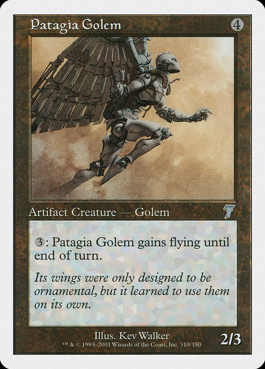 Patagia Golem [Seventh Edition] [Foil]
