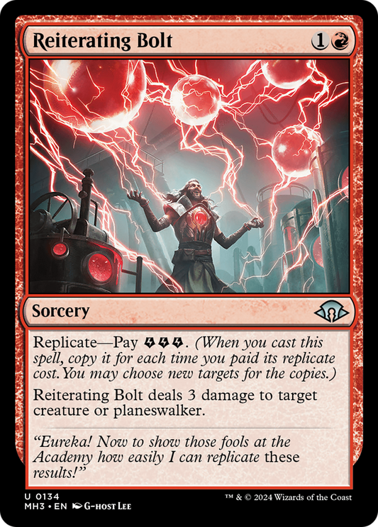 Reiterating Bolt [Modern Horizons 3] [Foil]