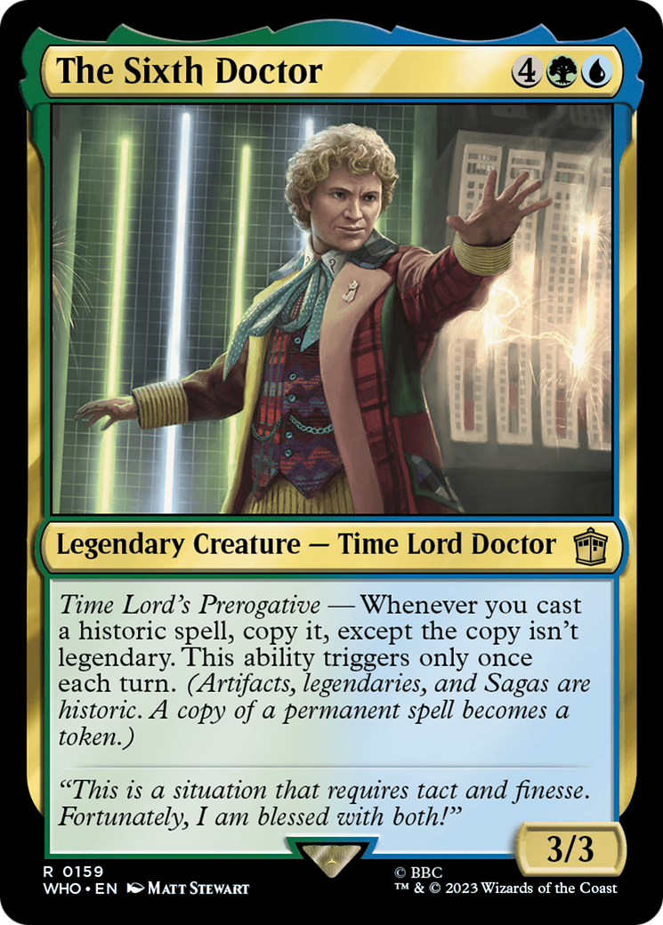 The Sixth Doctor [Doctor Who] [Foil]