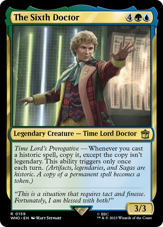 The Sixth Doctor [Doctor Who] [Foil]