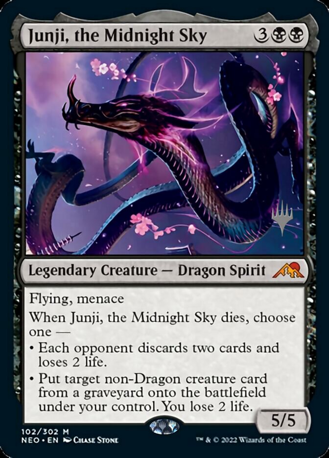 Junji, the Midnight Sky (Promo Pack) [Kamigawa: Neon Dynasty Promos] [Foil]