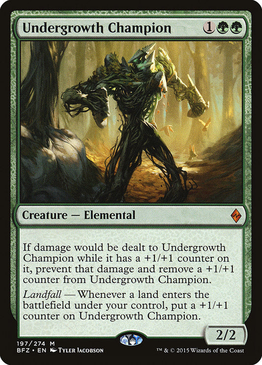 Undergrowth Champion [Battle for Zendikar] [Foil]