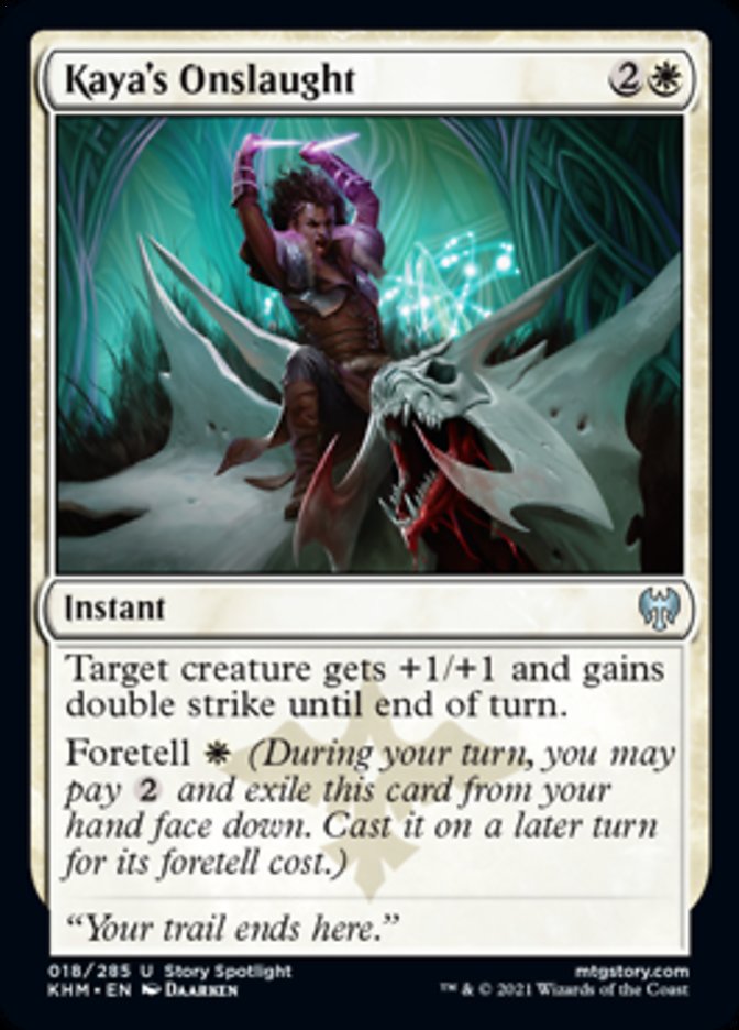 Kaya's Onslaught [Kaldheim] [Foil]
