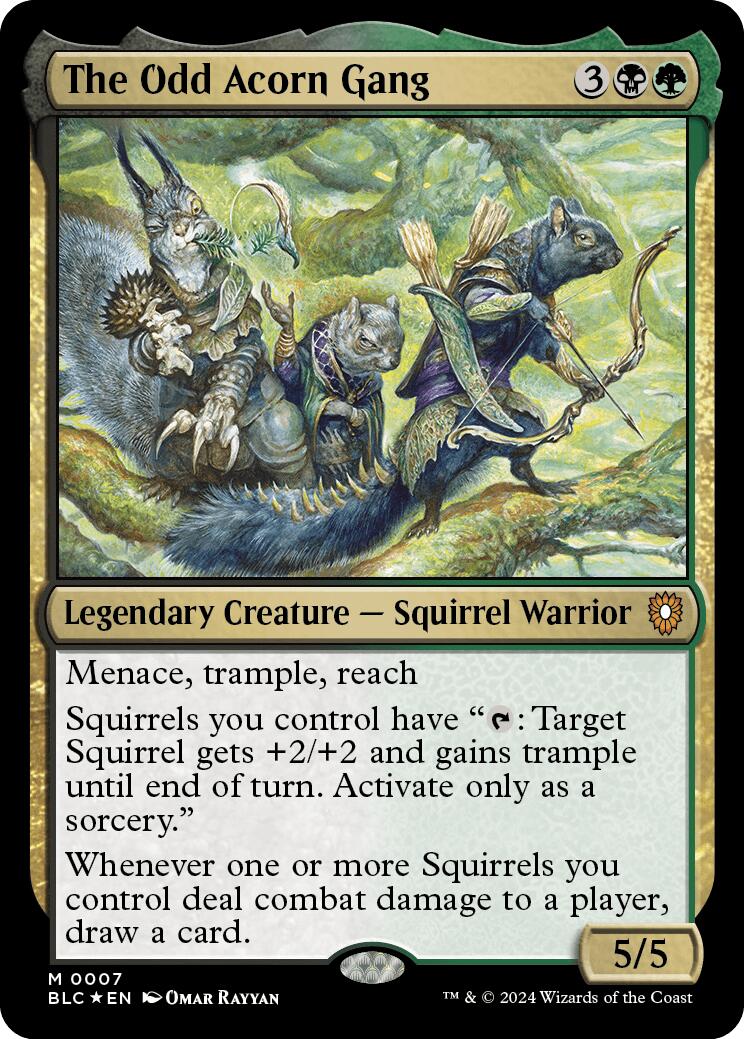The Odd Acorn Gang [Bloomburrow Commander] [Foil]