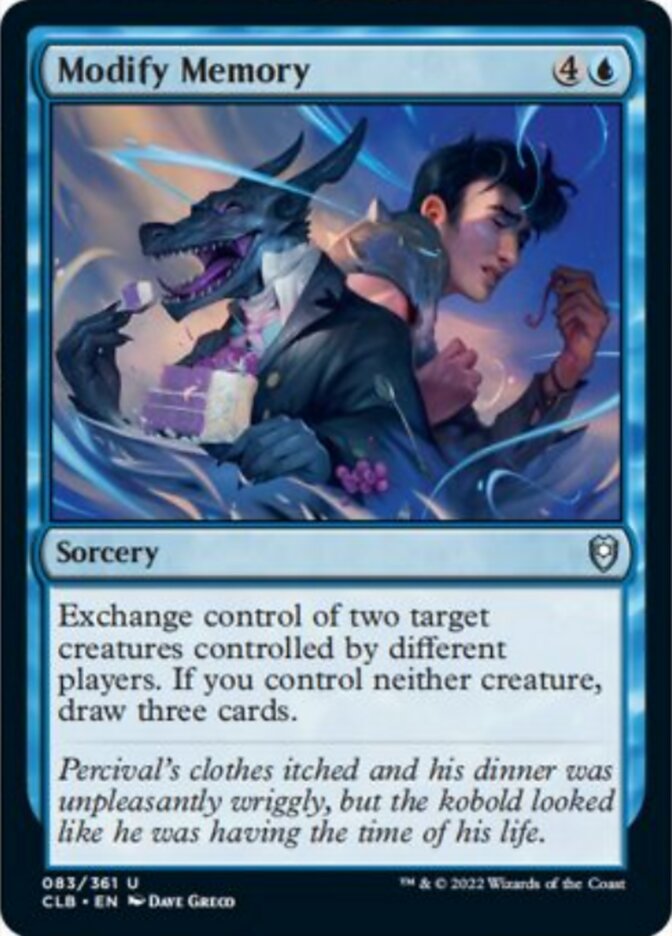 Modify Memory [Commander Legends: Battle for Baldur's Gate] [Foil]
