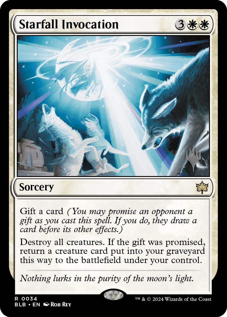 Starfall Invocation (Promo Pack) [Bloomburrow Promos] [Foil]