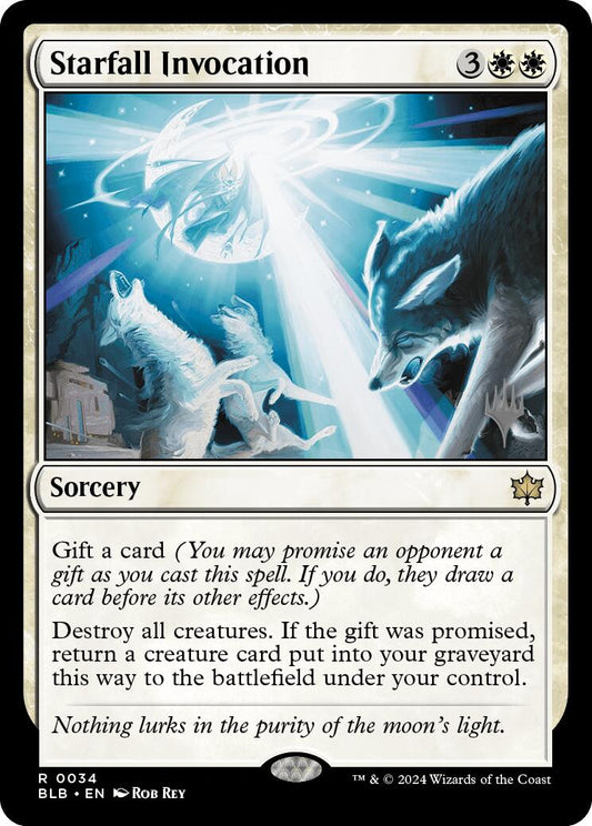Starfall Invocation (Promo Pack) [Bloomburrow Promos] [Foil]