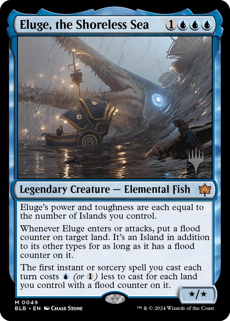 Eluge, the Shoreless Sea (Promo Pack) [Bloomburrow Promos] [Foil]