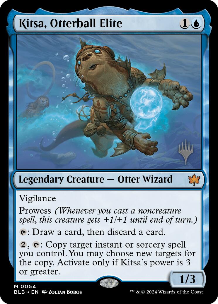Kitsa, Otterball Elite (Promo Pack) [Bloomburrow Promos] [Foil]