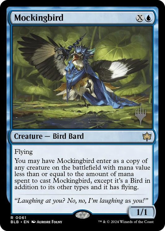 Mockingbird (Promo Pack) [Bloomburrow Promos] [Foil]