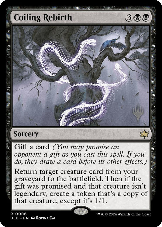 Coiling Rebirth (Promo Pack) [Bloomburrow Promos] [Foil]