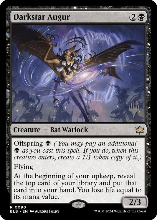 Darkstar Augur (Promo Pack) [Bloomburrow Promos] [Foil]
