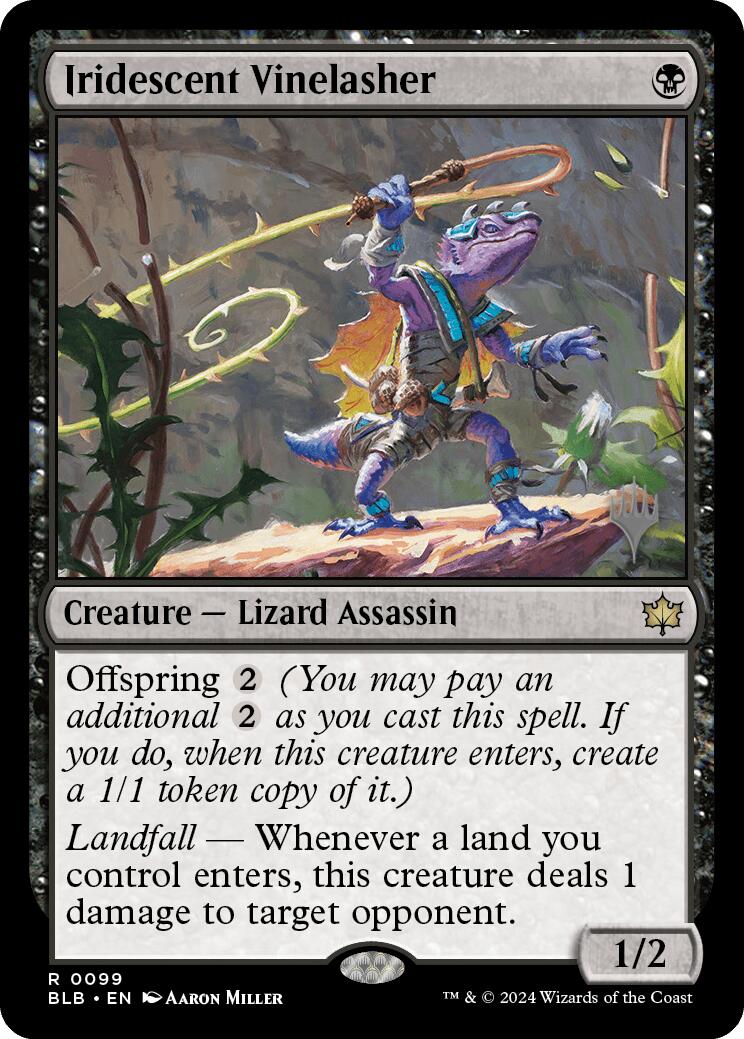Iridescent Vinelasher (Promo Pack) [Bloomburrow Promos] [Foil]