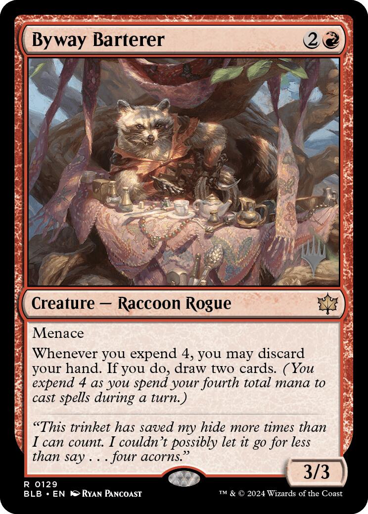 Byway Barterer (Promo Pack) [Bloomburrow Promos] [Foil]