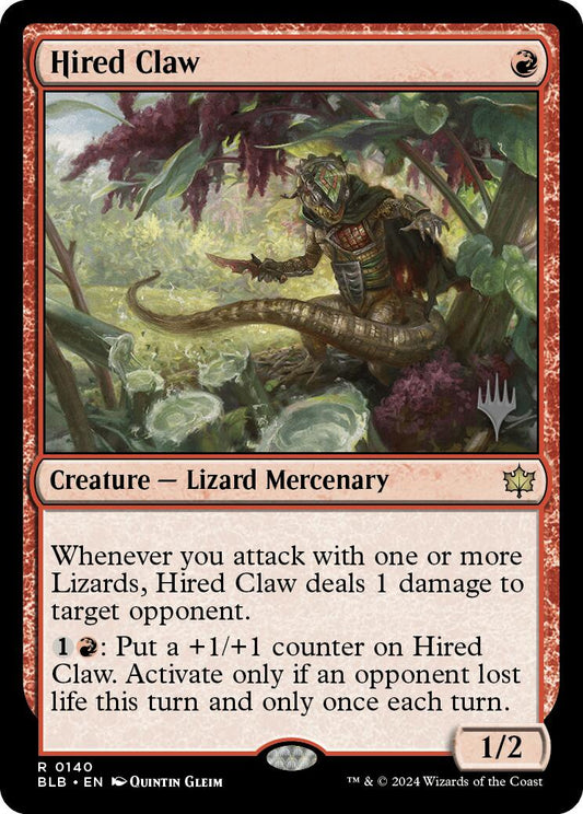 Hired Claw (Promo Pack) [Bloomburrow Promos] [Foil]
