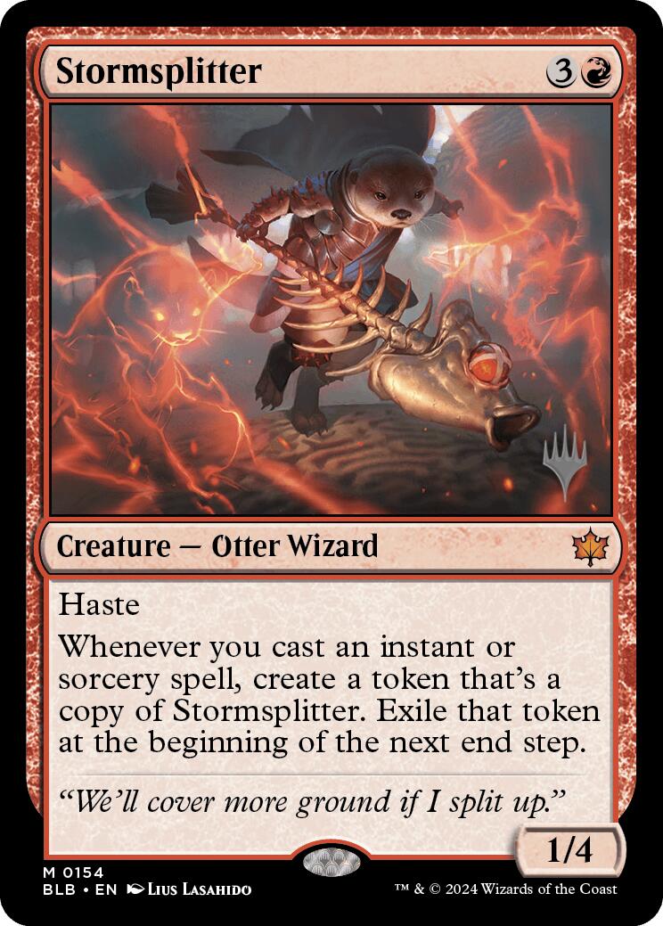 Stormsplitter (Promo Pack) [Bloomburrow Promos] [Foil]