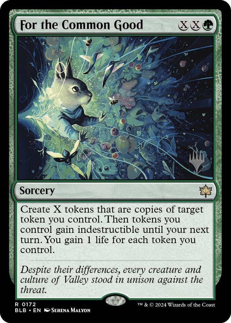 For the Common Good (Promo Pack) [Bloomburrow Promos] [Foil]