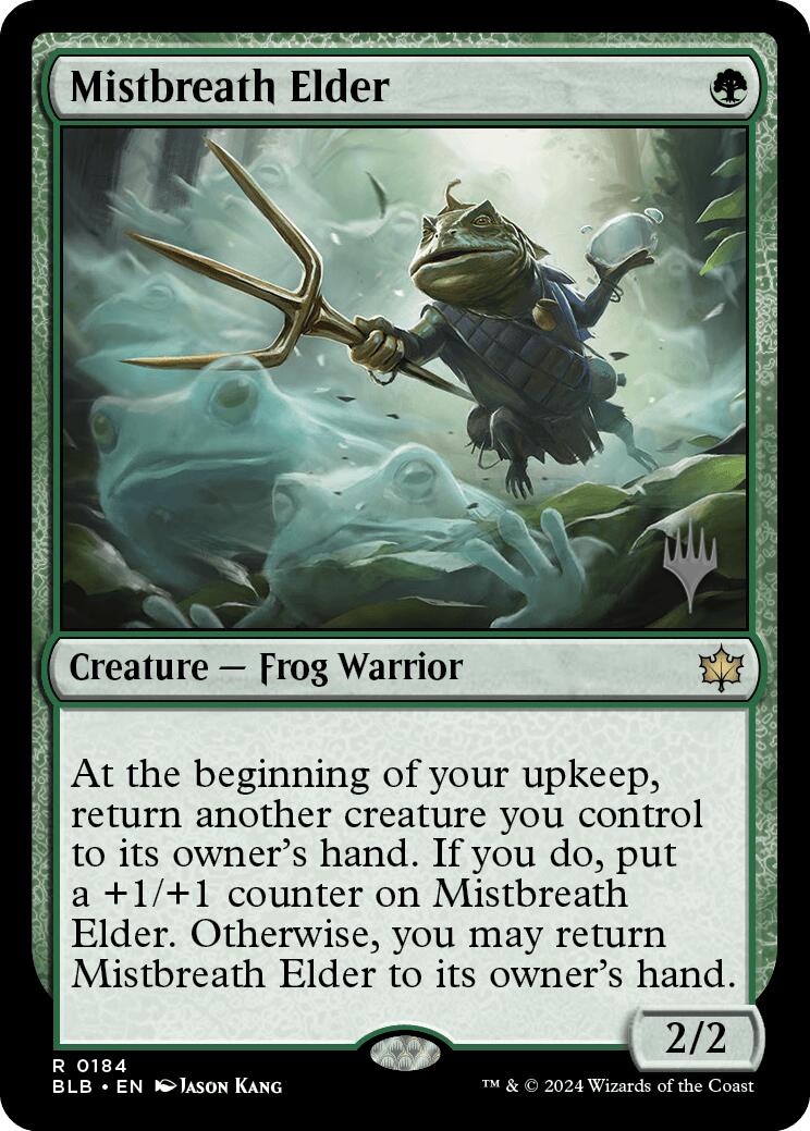 Mistbreath Elder (Promo Pack) [Bloomburrow Promos] [Foil]