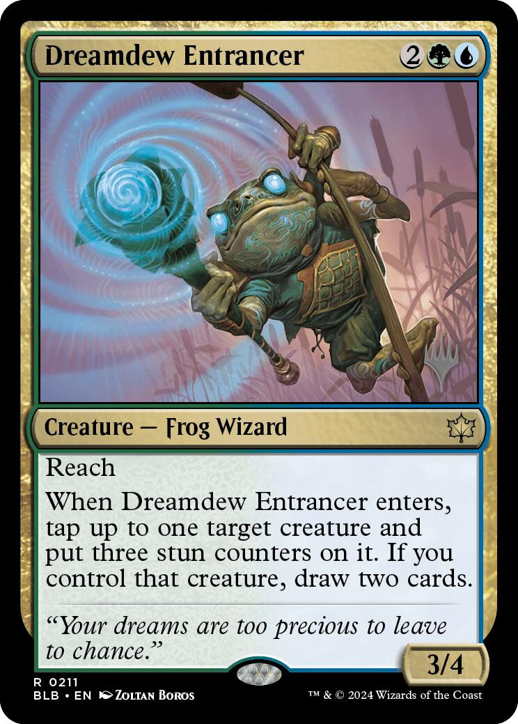 Dreamdew Entrancer (Promo Pack) [Bloomburrow Promos] [Foil]