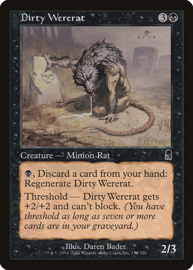 Dirty Wererat [Odyssey] [Foil]