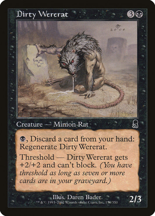 Dirty Wererat [Odyssey] [Foil]