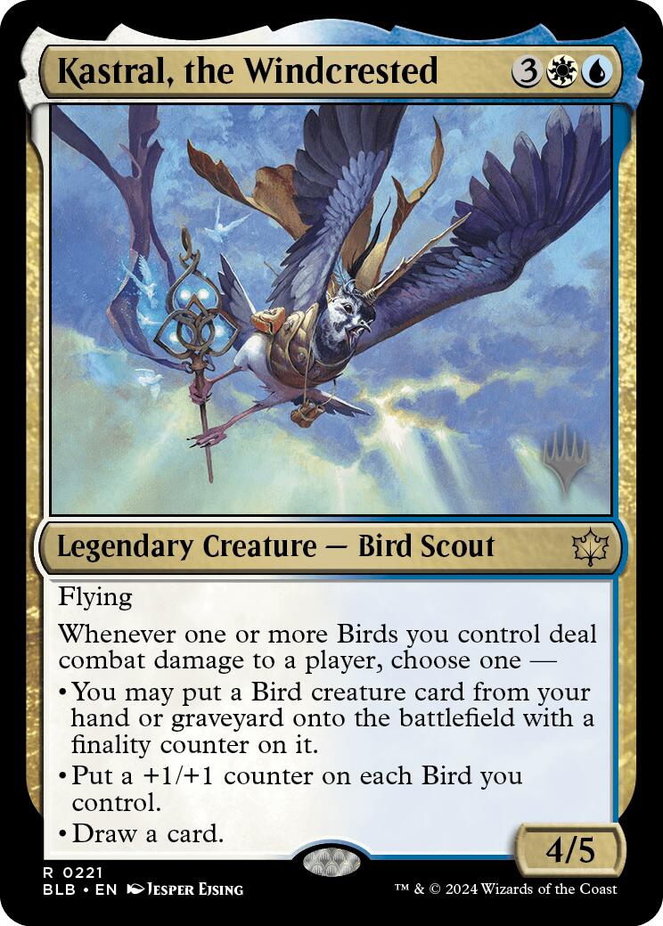 Kastral, the Windcrested (Promo Pack) [Bloomburrow Promos] [Foil]