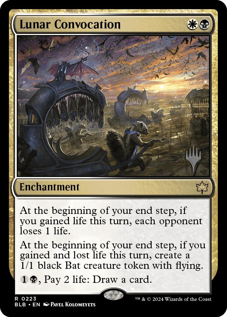 Lunar Convocation (Promo Pack) [Bloomburrow Promos] [Foil]