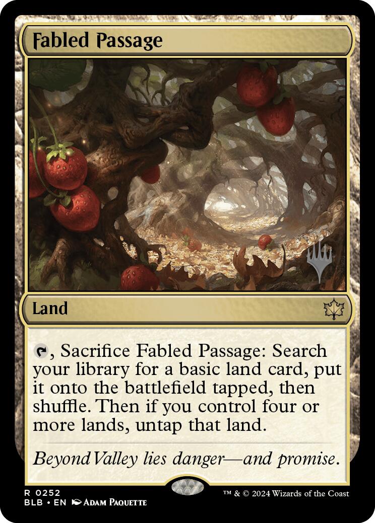 Fabled Passage (Promo Pack) [Bloomburrow Promos] [Foil]