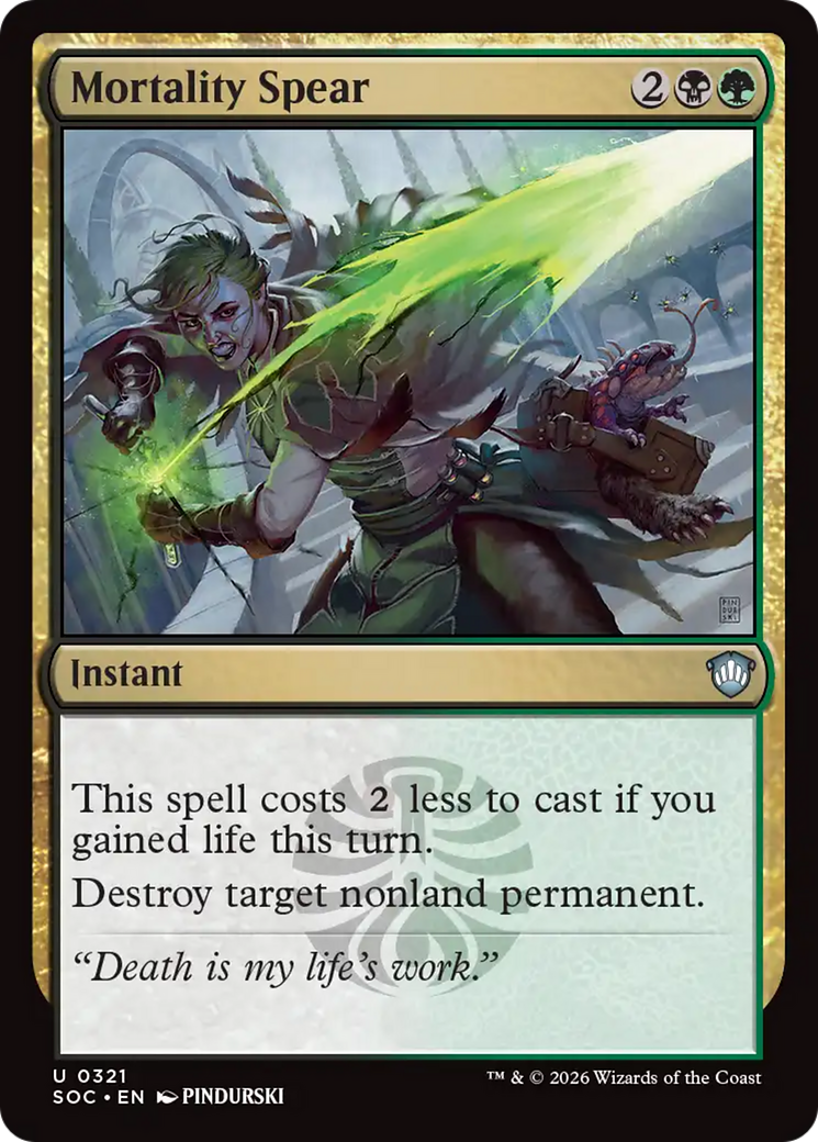 Mortality Spear [Secrets of Strixhaven Commander] [Foil]