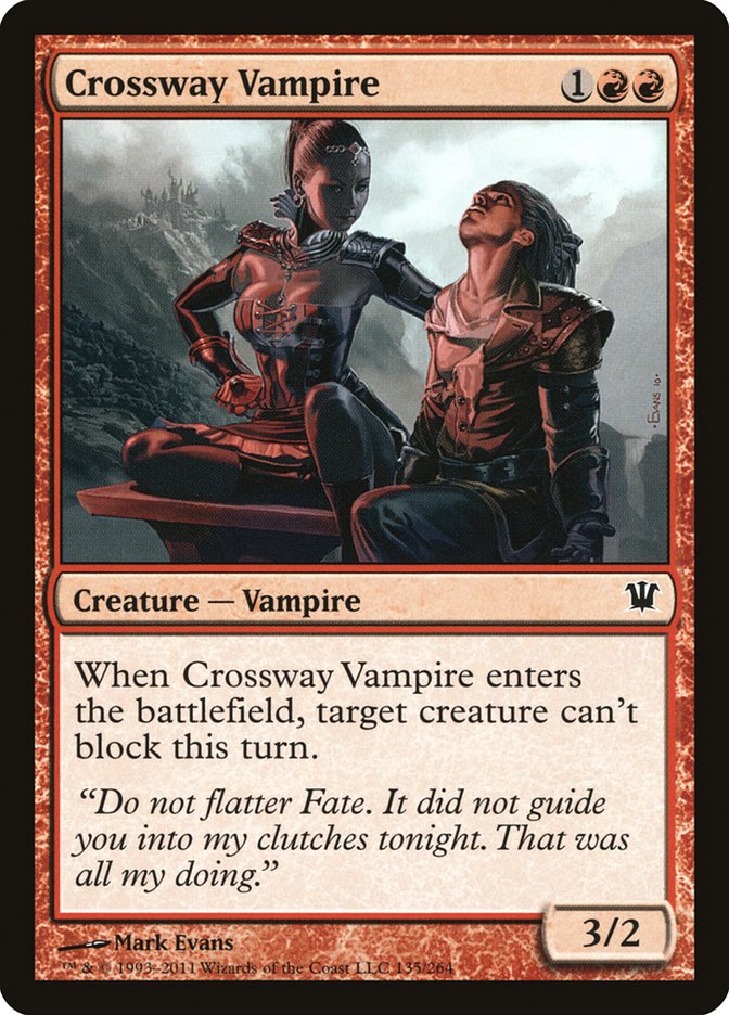 Crossway Vampire [Innistrad] [Foil]