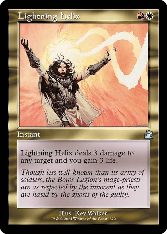 Lightning Helix (Retro Frame) [Ravnica Remastered] [Foil]